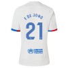 Maglia ufficiale Barcellona F. DE Jong 21 Trasferta 2023-24 per Bambino